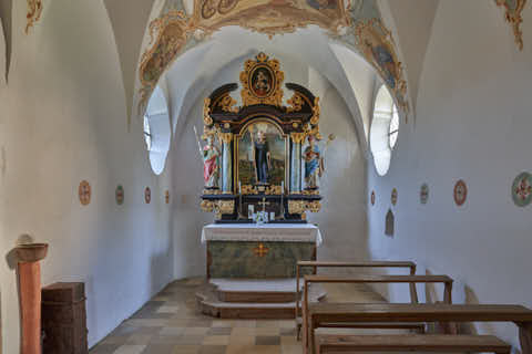 Gemeinde Zeilarn Landkreis Rottal-Inn Schildthurn kleine Kirche (Dirschl Johann) Deutschland PAN